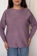 Светр INEDIT 10612 Violet ONE SIZE - зображення 5