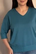 Светр INEDIT 10865 Green-Sea ONE SIZE - изображение 4
