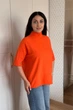 Светр INEDIT 10847 Orange ONE SIZE - изображение 2