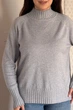 Светр INEDIT 10619-1 Grey ONE SIZE - изображение 4