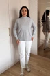 Светр INEDIT 10619 Light-Grey ONE SIZE - зображення 6