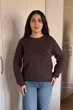 Светр INEDIT 10622 Brown ONE SIZE - изображение 1