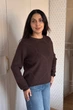 Светр INEDIT 10622 Brown ONE SIZE - изображение 2