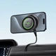 Автодержатель для телефона с БЗП ACEFAST E29 Electric Suction cup magnetic wireless charging holder Metal Gray 6974316284840 - изображение 6