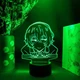 3D аниме-светильник LED ночник Осаму Дадзай Большой из бродячих псов - LED RGB-лампа на 16 цветов с пультом ДУ - изображение 7