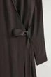 Сукня жіноча COS modal midi wrap dress 1309665001 Eur 44 Коричневий - изображение 6