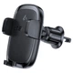 Автотримач для телефона з БЗП ACEFAST D48 press type wireless charging car holder for air vent Black (6974316284123) - зображення 1