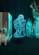 3D нічник 02 з аніме Любий у Франксі, світильник Нуль-Два з Darling in the FranXX - LED RGB-лампа на 16 кольорів з пультом ДУ - зображення 7