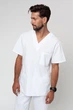 Костюм медицинский мужской STUGA MEDICAL "Тарас" белый (3010103) размер 2XL, рост 168-179 см - изображение 3