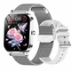 Smart Watch Lady Silver для жінок із фітнес-трекером, пульсометром і 2 ремінцями в комплекті - зображення 1