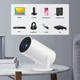 Проектор Magcubic HY300 Pro, White, LED, WiFi 6 / Bluetooth 5.0, 1280x720, 260 Лм, 5 Вт, Allwinner H726 (4 ядра), Android 14 - изображение 4