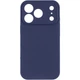 Чохол Silk Full Camera Protective (AA) NO LOGO для Apple iPhone 17 Pro / 18 Pro (6.3") Синій / Deep navy - 00000088001_33 - изображение 2