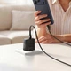 Адаптер мережевий HOCO Lounge single port PD charger CS113A |1Type-C, 40/60W, 3A, PD3.2/QC3.0| - зображення 3