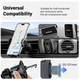 Автотримач Crong Carclip Air Vent Black (CRGCH8BLK) - зображення 5