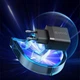 Мережевий зарядний пристрій Crong Ultra Compact GaN 2x USB-C 35W PD 3.0 White (5904310702225) - зображення 8