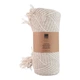 Плед бавовняний Arti Casa 130x170 см Beige/White (871125230194) - зображення 1
