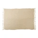 Плед бавовняний Arti Casa 130x170 см Beige/White (871125230194) - зображення 2