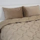 Ковдра ТЕП "VELOUR" Золотий беж (350 г/м²), 200x210 євро - изображение 4