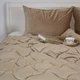 Ковдра ТЕП "VELOUR" Золотий беж (350 г/м²), 200x210 євро - изображение 5