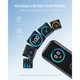 Сетевое зарядное устройство Anker GaN Charger 100W 2xUSB-C 1xUSB-A Display PD 3.0 QC 4.0 PPS Dark Gray (B121BGZ1) - изображение 4
