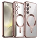 Чехол Fiji Chrome для Samsung Galaxy S26 Plus (S947) с MagSafe и защитой камер Rose Gold - изображение 1