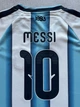 Футбольная форма Месси Messi Аргентина 24 (130 - 140 см) бело-голубая - изображение 6