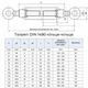 Талреп DIN1480 М6х110 (сложенное состояние 140мм) захват кольцо-кольцо цинк белый (5шт.) [3N200OO003N0620000] Metalvis - изображение 2