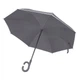Зонт наоборот Lesko Up-Brella 1160 Smoke Gray зонт трость обратного сложения - изображение 1