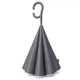 Зонт наоборот Lesko Up-Brella 1160 Smoke Gray зонт трость обратного сложения - изображение 2
