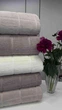 Простыня махровая Colorful Home 200*230 см Кремовая - изображение 7