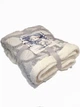 Плед-пододеяльник на овчине Malloory Home Серый 200*230 см - изображение 1