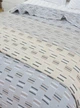 Муслиновое покрывало Malloory home 150*200 см Черточка Серое - изображение 6