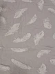 Муслінове покривало Malloory home 150*200 см Пір'ячко Сіре - зображення 6