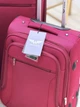 Средний Чемодан дорожный тканевый M Польша на колесах Wings с подшипником Бордовый Wings 2504-4(бор) M - изображение 4
