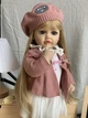 Реалістична лялька Reborn Sophie 55 см — вінілова дівчинка з волоссям та аксесуарами, можна купати (RB038) - изображение 2