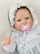 Інтерактивний пупс Reborn Baby Born Ellie 42 см — реагує на рухи, сміється, плаче та засинає, з аксесуарами (RBM24039) - изображение 2