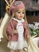 Реалістична лялька Reborn Sophie 55 см — вінілова дівчинка з волоссям та аксесуарами, можна купати (RB038) - изображение 5