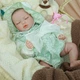 Інтерактивний пупс Reborn Baby Born Mira 42 см — реагує на рухи, сміється та плаче, з аксесуарами (RBM24056) - зображення 4