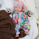 Інтерактивний пупс Reborn Baby Born Mia Joy 42 см — реагує на рухи, сміється, плаче та засинає, з аксесуарами (RBM24019) - изображение 1