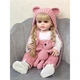 Лялька реборн Reborn Baby Doll реалістична вінілова з аксесуарами та волоссям, 55 см, можна купати (RB017) - изображение 1