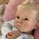 Реалістична лялька Reborn Baby Doll Elsie 48 см — вініловий малюк з волоссям та аксесуарами, можна купати (RB083) - изображение 3