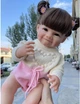 Реборн дівчинка лялька Reborn Baby 55 см з вініл-силіконовим тілом та аксесуарами, можна купати (RB021) - изображение 7