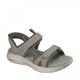 Чоловічі сандалі Skechers Vapor Foam Grey/Orange 45,5 Сірий 232994-GROR - изображение 2