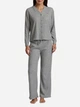 Пижама (кардиган + штаны) женская больших размеров Tommy Hilfiger 503547885 XL Серая (1160461649) - изображение 1