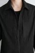 Бавовняна сорочка-куртка COS cotton zipped overshirt 1285566001 XS Чорний - изображение 5