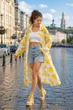 Дощовик універсальний з принтом "Лимони" One size Жовтий (CH-862X) - зображення 4