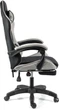 Кресло игровое Holmer GCH-04 Size L Fabric Black/Grey Nylon+Footrest - изображение 2