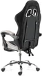 Кресло игровое Holmer GCH-06 Size L Fabric Black/Grey Metall+Footrest - изображение 15