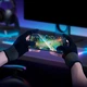 Ігрові рукавички для телефона HOCO GA21 Eagle Claw silver fiber two-finger gaming gloves сенсорні геймерські напіврукавички на два пальці зі срібним волокном 2 шт Чорні - зображення 7