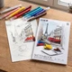 Скетчбук для робіт маркерами Kite Creative K-1281, А4, 30 аркушів - зображення 5